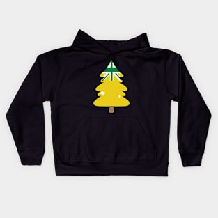 Australian yellow christmas tree Kids Hoodie